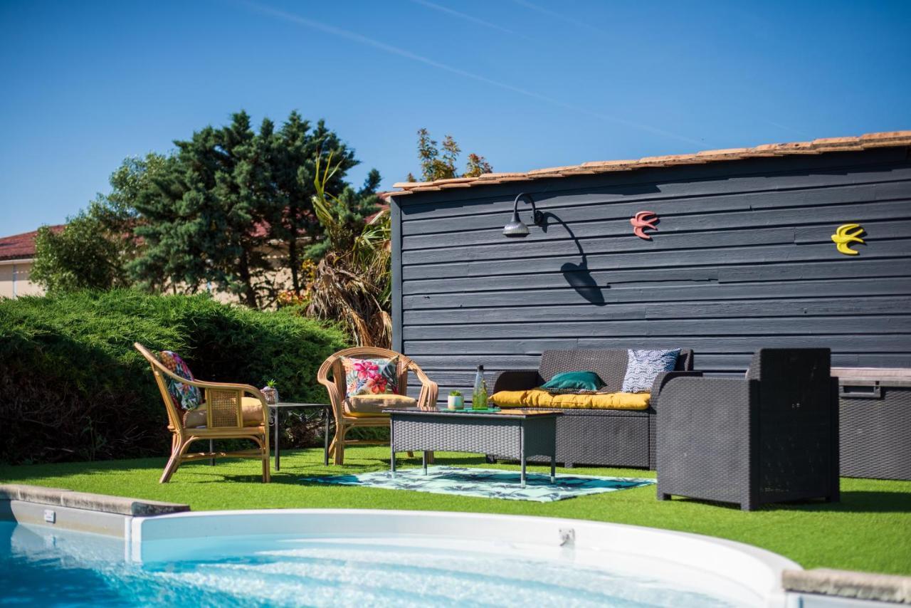 Chambre Vigne avec salle de bain privée Lugon et l’Ile du Carney Exterior foto